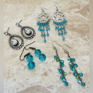 Earrings Lot Turquoise Beads Dangle Earrings - Women Jewelry